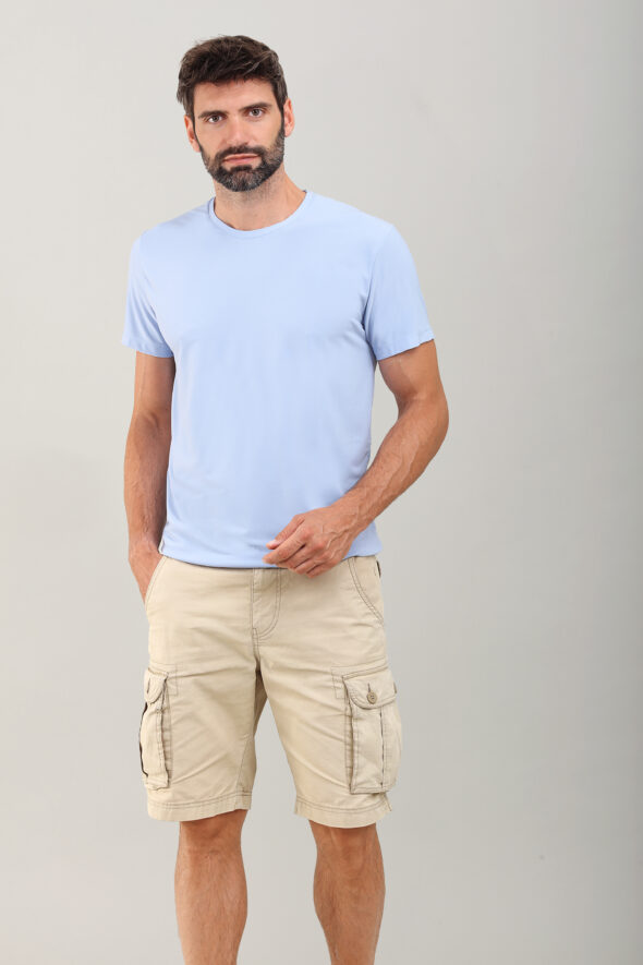 Maglia Mezza Manica Girocollo Natural Cotton IM24186