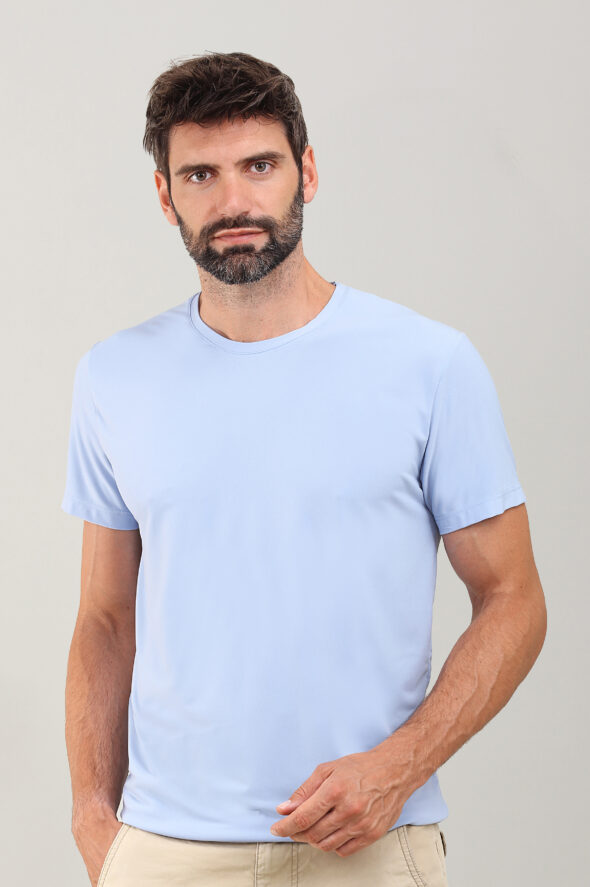 Maglia Mezza Manica Girocollo Natural Cotton IM24186