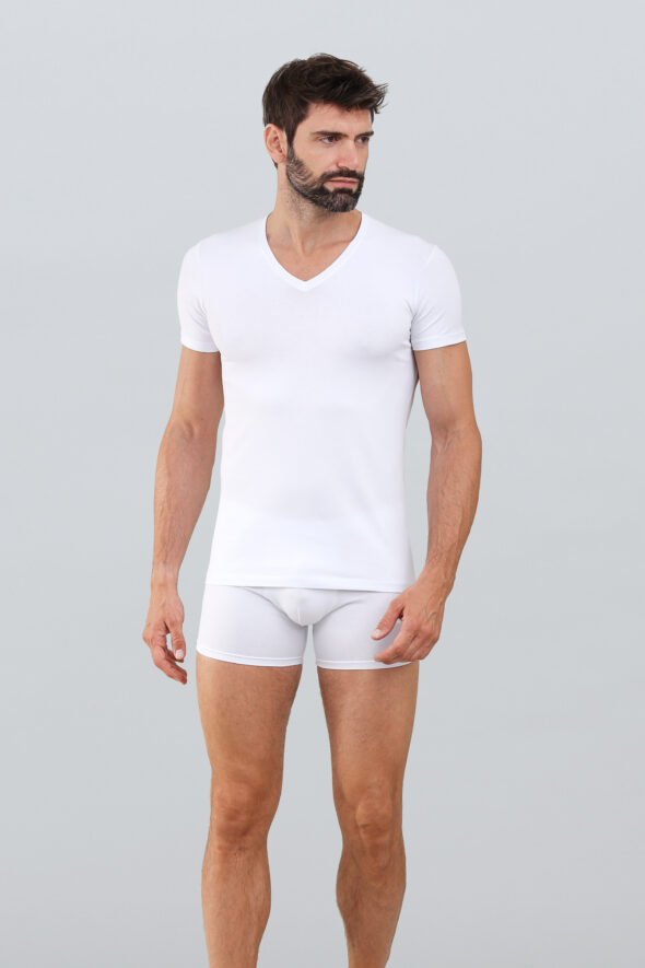 Maglia mezza manica collo a V Evolution D24753
