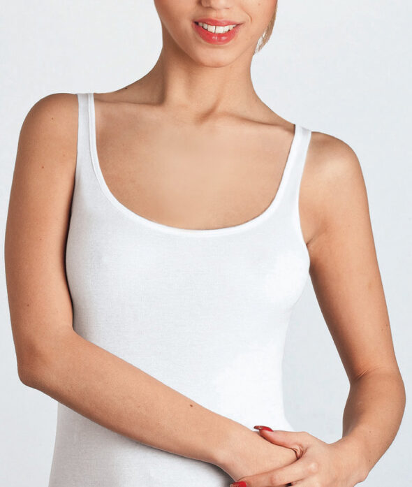 Canotta spalla stretta Scollo Pari Natural Cotton DMD20B