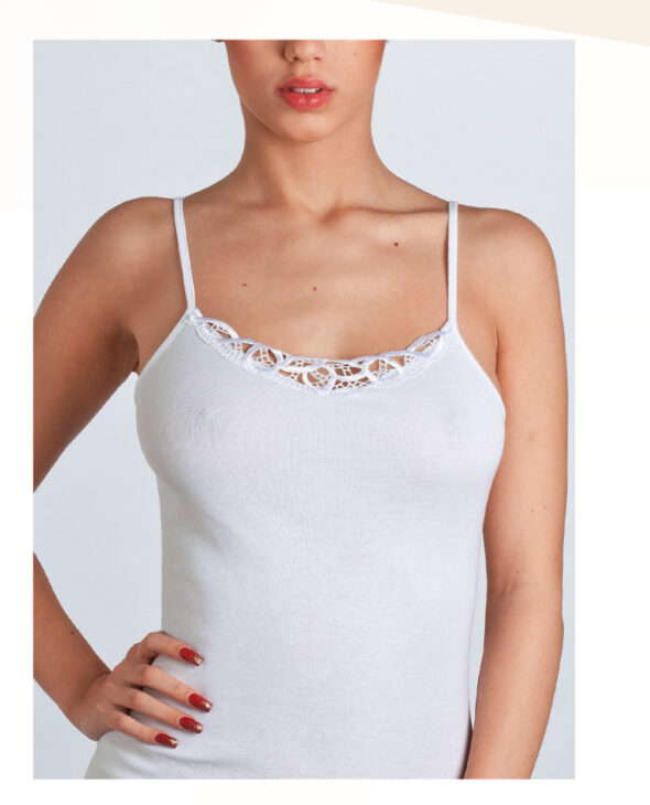 Top con Macramè Elegant D26021